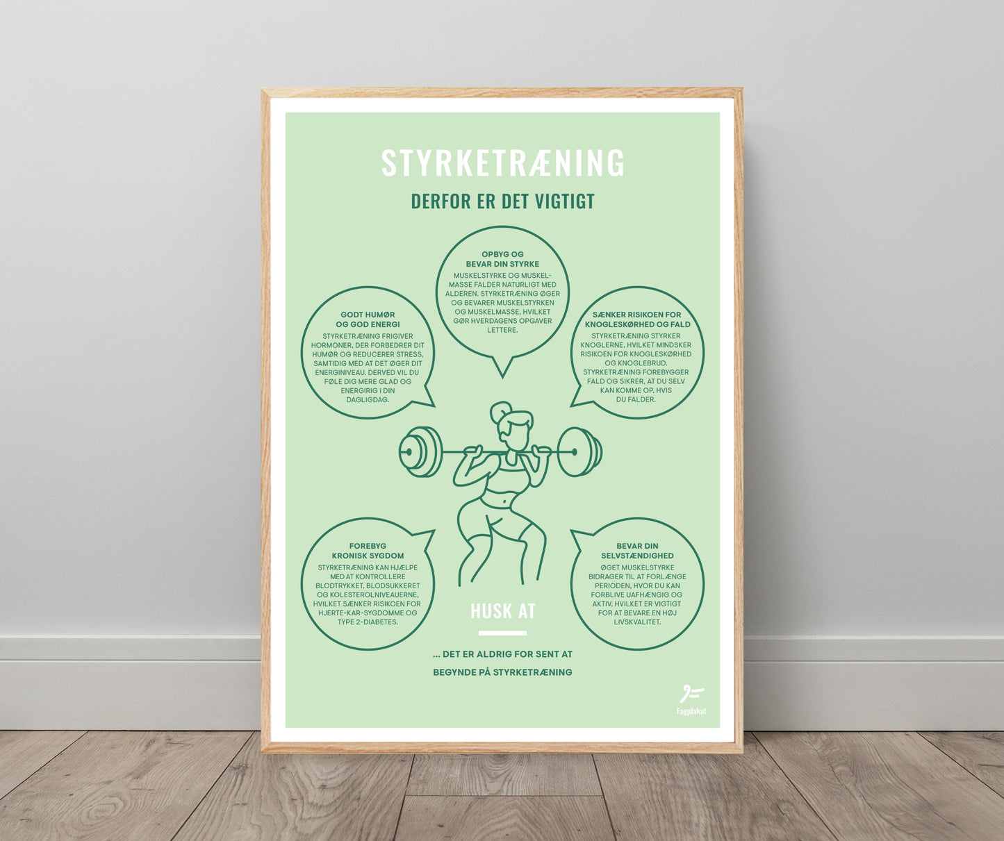 Fagplakat | Styrketræning - Derfor er det vigtigt