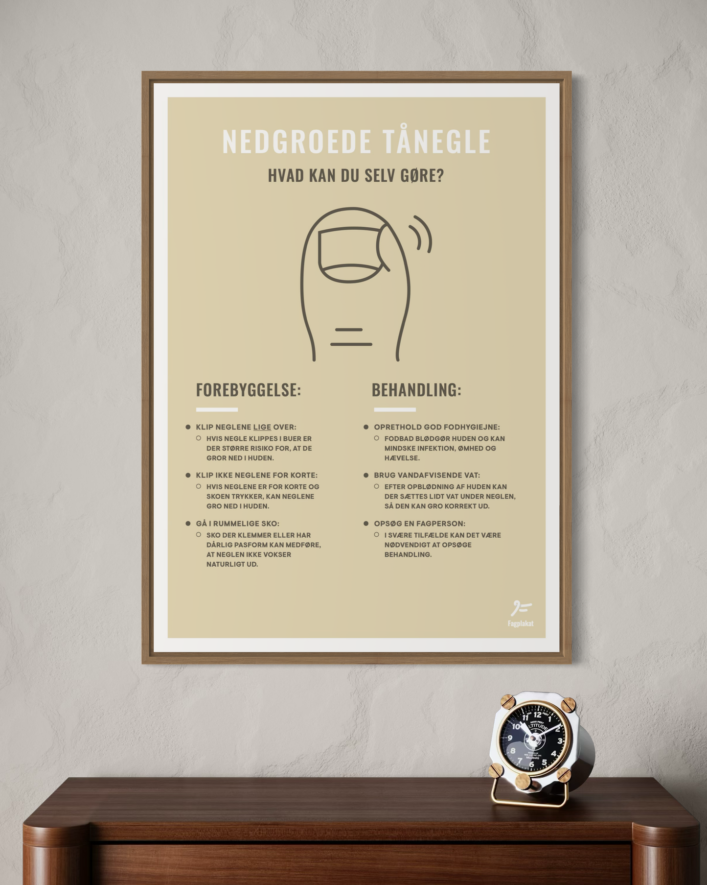 Fagplakat | Nedgroede Tånegle