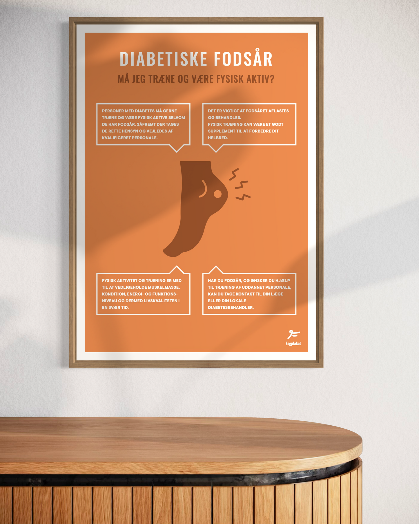 Fagplakat | Diabetiske Fodsår - Må Jeg Træne og Være Fysisk Aktiv?